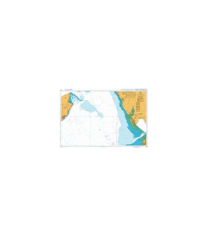 British Admiralty Nautical Chart 1320 Fleetwood to Douglas