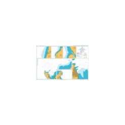 British Admiralty Nautical Chart 1322 Ports and Anchorages in Central West Africa