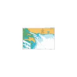 British Admiralty Nautical Chart 1331 Approaches to Bahia Blanca