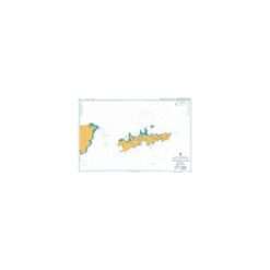 British Admiralty Nautical Chart 1332 Isla de los Estados and Estrecho de le Maire
