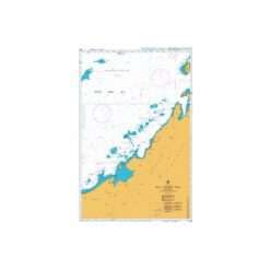 British Admiralty Nautical Chart 1338 Seria to Balabac Strait including Investigator Shoal
