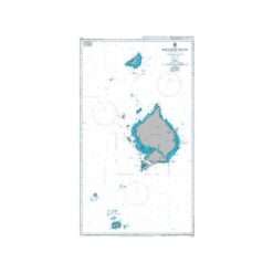 British Admiralty Nautical Chart 1348 Kepulauan Natuna