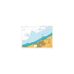 British Admiralty Nautical Chart 1355 Dieppe
