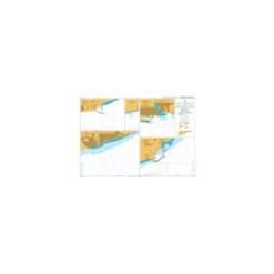 British Admiralty Nautical Chart 1380 Ports and Anchorages in Ghana, Togo and Benin