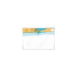 British Admiralty Nautical Chart 1381 Appoaches to Lagos