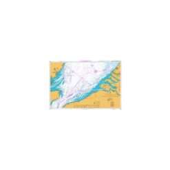 British Admiralty Nautical Chart 1406 Dover and Calais to Orford Ness and Scheveningen