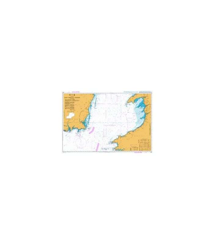 British Admiralty Nautical Chart 1410 Saint George's Channel