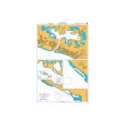 British Admiralty Nautical Chart 1412 Ports in Aruba and Curacao