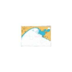 British Admiralty Nautical Chart 1417 Approaches to Taranto