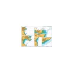 British Admiralty Nautical Chart 1438 Harbours on the East Coast of Scotland