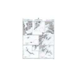 British Admiralty Nautical Chart 1454 Anchorages in Alaska