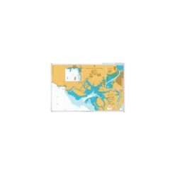 British Admiralty Nautical Chart 1456 Port de Douala and Approaches