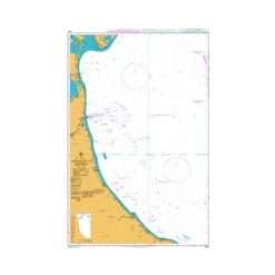 British Admiralty Nautical Chart 1467 Approaches to Ravenna