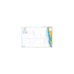 British Admiralty Nautical Chart 1487 Approaches to Mumbai (Bombay)