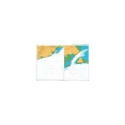British Admiralty Nautical Chart 1488 Approaches to Port Pipavav