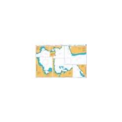 British Admiralty Nautical Chart 1490 Harbours in the Hawaiian Islands