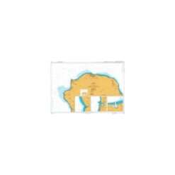 British Admiralty Nautical Chart 1495 Pointe des Chateaux to Pointe de la Riviere du Mat