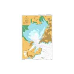 British Admiralty Nautical Chart 1505 Qingdao Gang and Jiaozhou Wan