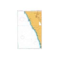 British Admiralty Nautical Chart 1509 Coondapoor to Vengurla