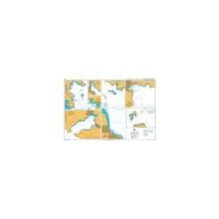 British Admiralty Nautical Chart 1531 Harbours in the Northern Dodekanisos