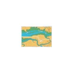 British Admiralty Nautical Chart 1540 River Shannon Shannon Airport to Limerick