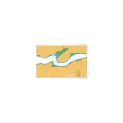 British Admiralty Nautical Chart 1548 River Shannon Ardmore Point to Rinealon Point