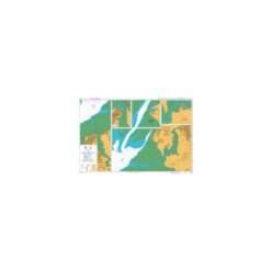 British Admiralty Nautical Chart 1552 Ports in Morecambe Bay