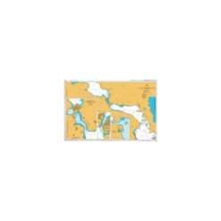 British Admiralty Nautical Chart 1554 Notios Evvoikos Kolpos