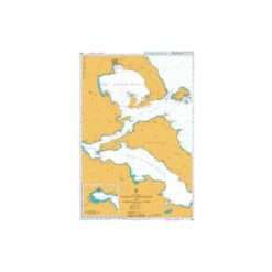 British Admiralty Nautical Chart 1556 Voreios Evvoikos Kolpos and Approaches to Volos