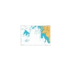 British Admiralty Nautical Chart 1560 Approaches to Rio Nunez