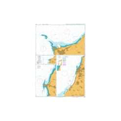 British Admiralty Nautical Chart 1561 Ports in Lebanon