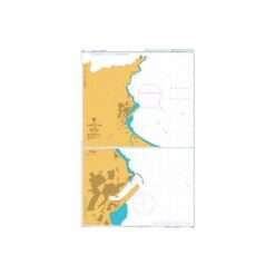British Admiralty Nautical Chart 1567 Approaches to Annaba