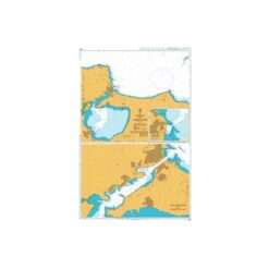 British Admiralty Nautical Chart 1569 Bizerte and Approaches