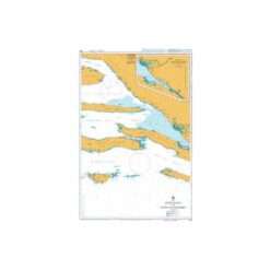 British Admiralty Nautical Chart 1574 Otocic Glavat to Ploce and Makarska