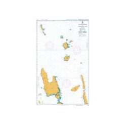 British Admiralty Nautical Chart 1575 Ile Pentecote to Torres Islands