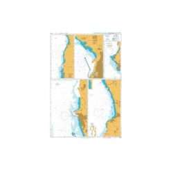 British Admiralty Nautical Chart 1579 Ports in Syria