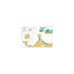 British Admiralty Nautical Chart 1581 Islands and Anchorages in Southern Vanuatu