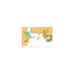 British Admiralty Nautical Chart 1596 Peiraias