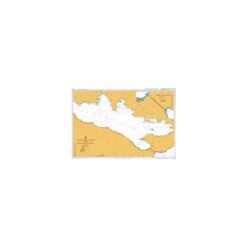 British Admiralty Nautical Chart 1600 Korinthiakos Kolpos and Dioryga Korinthou
