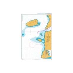British Admiralty Nautical Chart 1608 Approaches to Canakkale Bogazi (The Dardanelles)