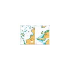 British Admiralty Nautical Chart 1670 Plans in Viti Levu