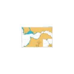 British Admiralty Nautical Chart 1676 Patraikos Kolpos and Approaches and Western Part of Korinthiakos Kolpos
