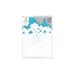 British Admiralty Nautical Chart 1678 Bakapit and Approaches