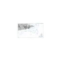 British Admiralty Nautical Chart 1681 Northern Shore of Sibuko Bay