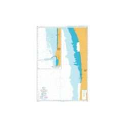 British Admiralty Nautical Chart 1688 Approaches to Nouakchott