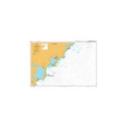 British Admiralty Nautical Chart 1720 Dongding Dao to Gulei Tou