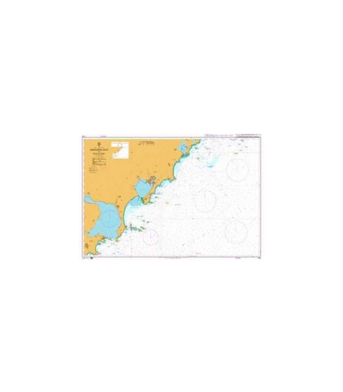 British Admiralty Nautical Chart 1720 Dongding Dao to Gulei Tou