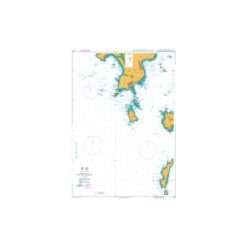 British Admiralty Nautical Chart 1734 Approaches to Ria de Arousa