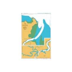 British Admiralty Nautical Chart 1822 Sungai Sarawak Tanjung Po to Pending
