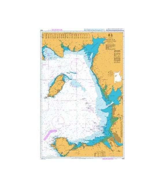 British Admiralty Nautical Chart 1826 Irish Sea Eastern Part